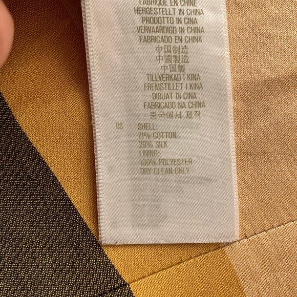 Fossil Striped Silk Blend Sleeveless Mini Dress - Picture 6 of 6